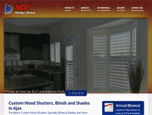 Tablet Screenshot of m3designgroup.ca